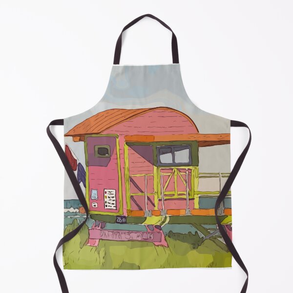 Item preview, Cute lifeguard tower in South Beach Miami Florida - WelshDesigns designed and sold by welshdesigns.