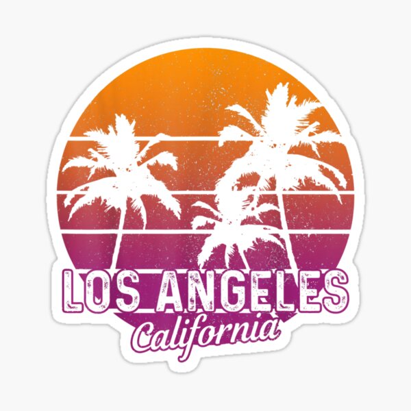 LA Girl - Los Angeles Vintage Retro California Souvenir Gift T-Shirt