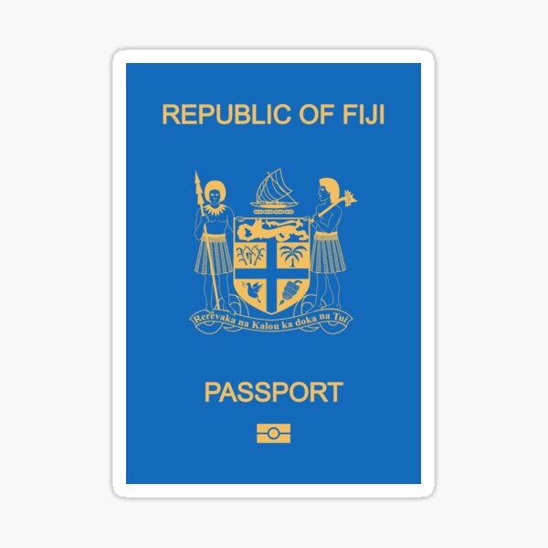 Fiji Passport Sticker For Sale By Hakvs Redbubble 7784