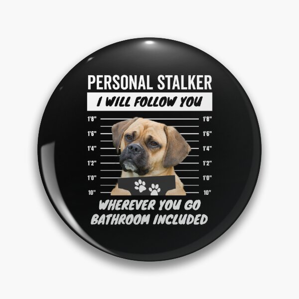 Item preview, Personal Stalker Dog – Puggle designed and sold by More Cute Dogs.