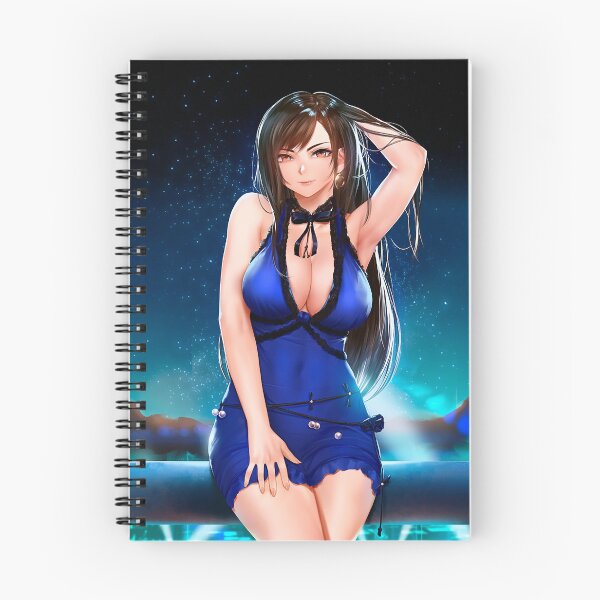 Artikelvorschau, Waifu Tifa Lockhart im Kleid Final Fantasy 7 entworfen und verkauft von Ecchi Girls Love.