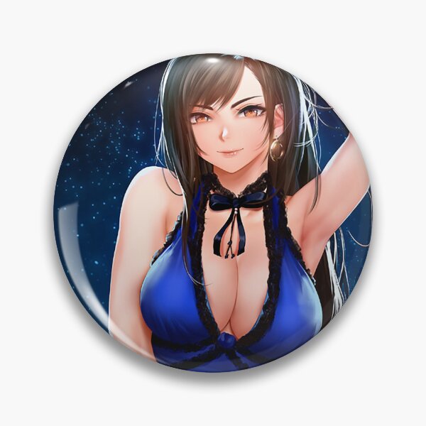 Item preview, Waifu Tifa Lockhart in dress Final Fantasy 7   designed and sold by Ecchi Girls Love.