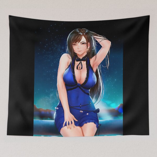 Item preview, Waifu Tifa Lockhart in dress Final Fantasy 7   designed and sold by Ecchi Girls Love.