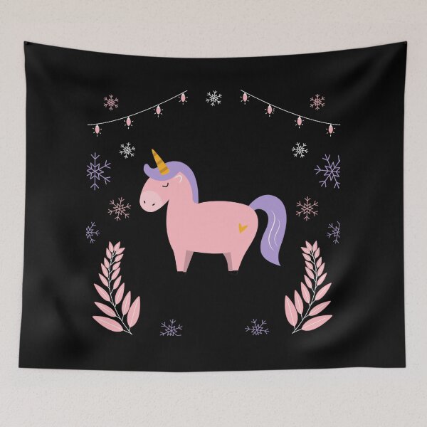 Item preview, Cute Pink Christmas Unicorn designed and sold by Unicorn7Magic.