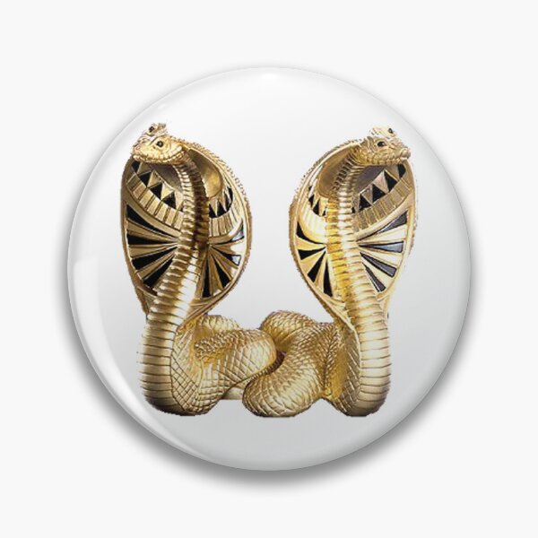 Item preview, Two golden Snakes the symbol of the pharaonic Egyptian for games lovers  designed and sold by AnadAA.