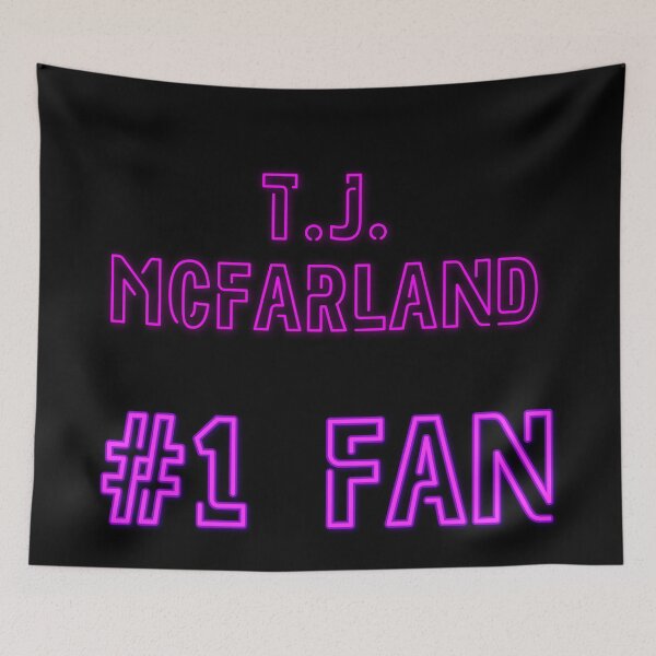 Item preview, T.J. McFarland #1 fan designed and sold by 2Girls1Shirt.