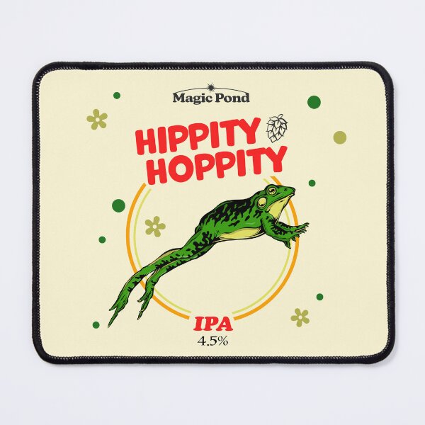 Item preview, Hippity Hoppity IPA Magic Pond Brewery designed and sold by wozzobstudios.