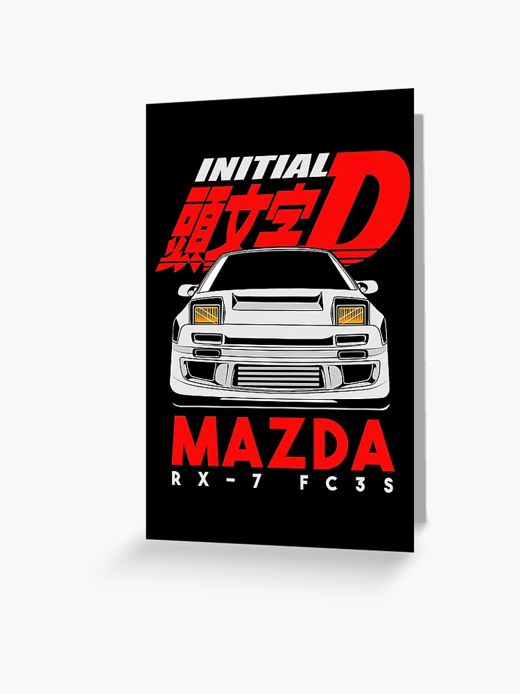 Mazda rx 7 initial D Poster for Sale by Hans-Studio