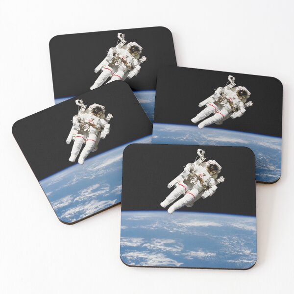 Item preview, Astronaut Bruce McCandless II in space during Challenger mission designed and sold by artofphotograph.
