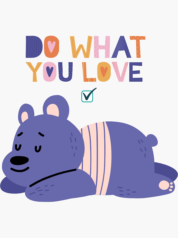 Thumbnail 3 of 3, Sticker, Do What you LOVE - TO DO designed and sold by JiggsFashion.