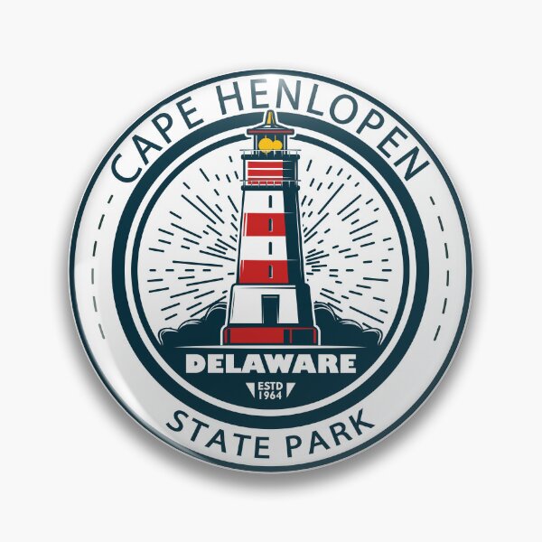 Item preview, Cape Henlopen State Park Delaware Badge designed and sold by KrisSidDesigns.