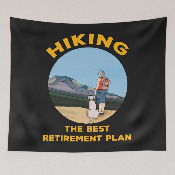Item preview, Hiking The Best Retirement Plan Essential designed and sold by IEatSwans.