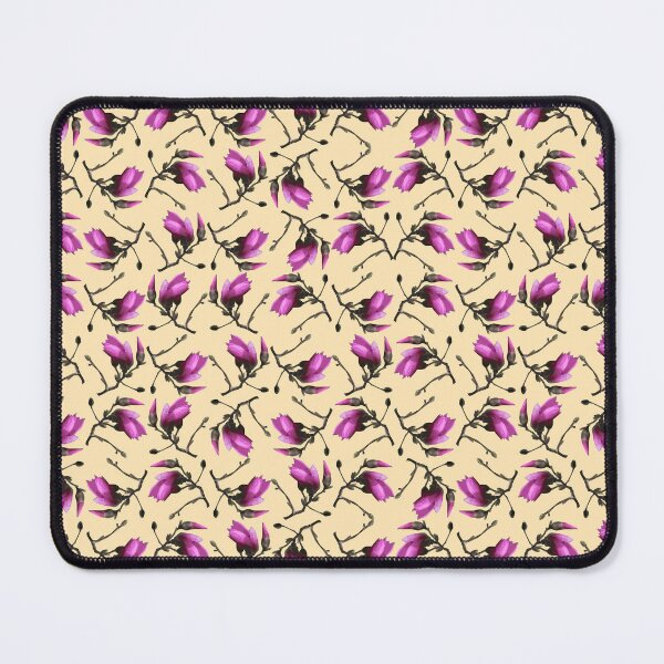 Item preview, Tulip Tree Sprig on Beige Repeat 5748 designed and sold by Art in My Loft.