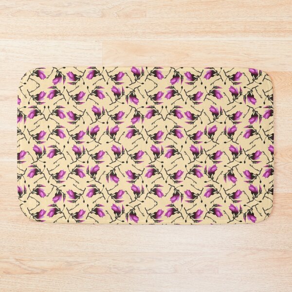 Item preview, Tulip Tree Sprig on Beige Repeat 5748 designed and sold by Art in My Loft.