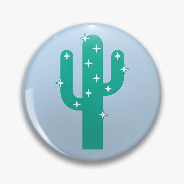 Item preview, Sparkly Cactus in Sky Blue by Suzie London designed and sold by SuzieLondon.