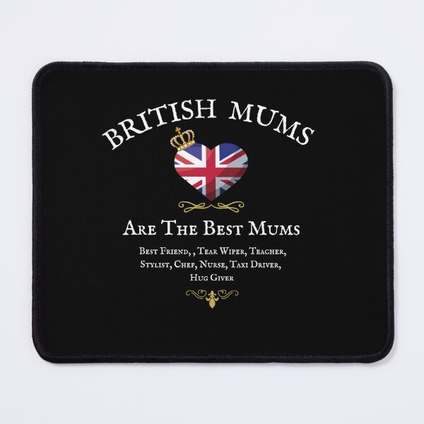Item preview, BRITISH MUMS ARE THE BEST MUMS, British, Union Jack Flag designed and sold by Krafty Arts Studio.