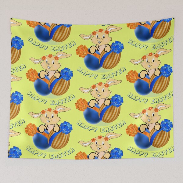 Item preview, HAPPY EASTER DESIGN FOR TEE-SHIRT AND ACCESSORIES designed and sold by Tropic Wear Collection.