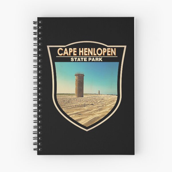 Item preview, Cape Henlopen State Park Delaware Watercolor Badge designed and sold by KrisSidDesigns.