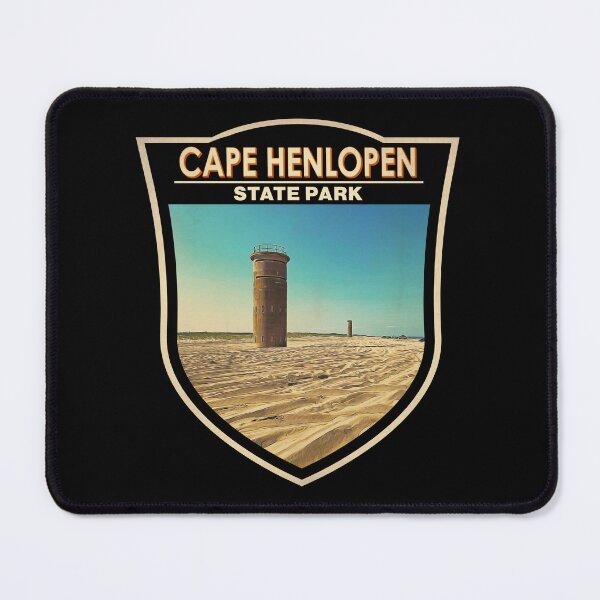 Item preview, Cape Henlopen State Park Delaware Watercolor Badge designed and sold by KrisSidDesigns.