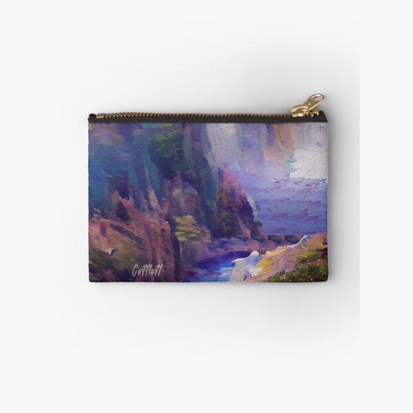 Item preview, Impressionism Landscape Painting of Waterfalls designed and sold by CattlettArt.