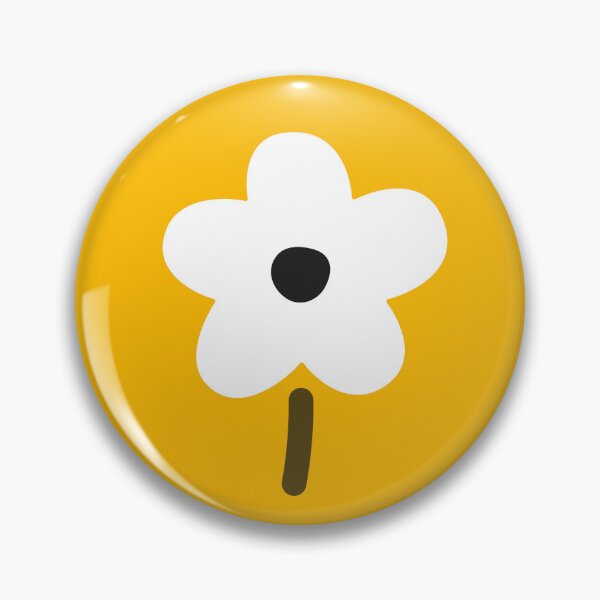 Item preview, White Flower in Yellow by Suzie London designed and sold by SuzieLondon.