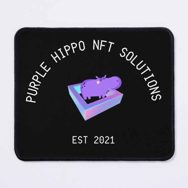 Item preview, Purple hippo NFT solutions  designed and sold by Vaglestyle.