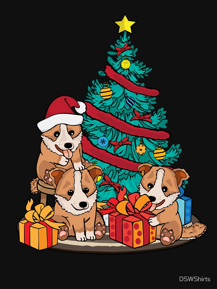 Disover Christmas Corgi Lover Women Christmas Tree Gift Corgi Dog Classic T-Shirt