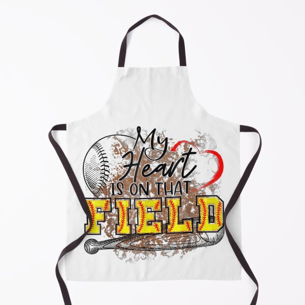 Item preview, My heart is on that Field Softball Mom T-Shirt designed and sold by suddbarnes123.