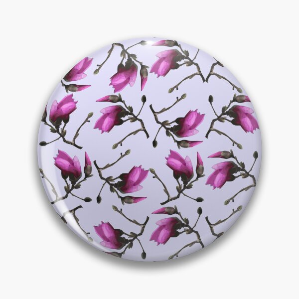 Item preview, Tulip Tree Sprig on Lavender Repeat 5748 designed and sold by Art in My Loft.