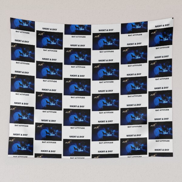 Item preview, Bats Rule  The Moon Day and Night - No. 4 designed and sold by Henk GoGo T-Shirts ⭐️⭐️⭐️⭐️⭐️.