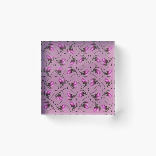 Item preview, Tulip Tree Sprig on Soft Purple Repeat 5748 designed and sold by Art in My Loft.