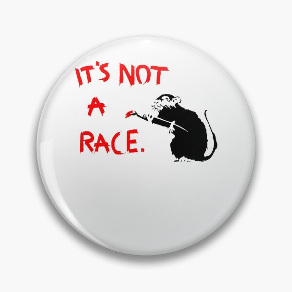 Item preview, Retro Style Arts Banksy The Best Its Not A Rat Race Awesome Since designed and sold by NavarRotranShop.