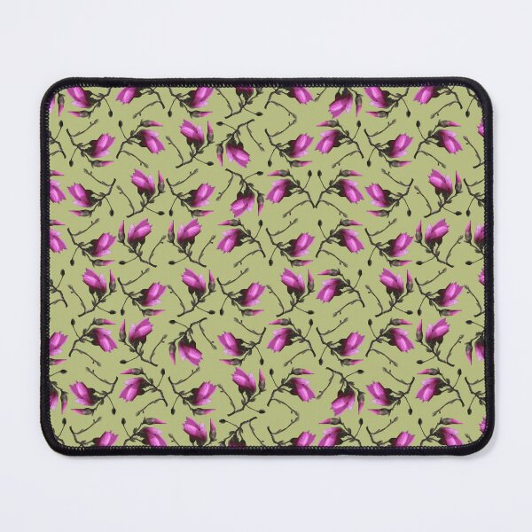 Item preview, Tulip Tree Sprig on Soft Green Repeat 5748 designed and sold by Art in My Loft.