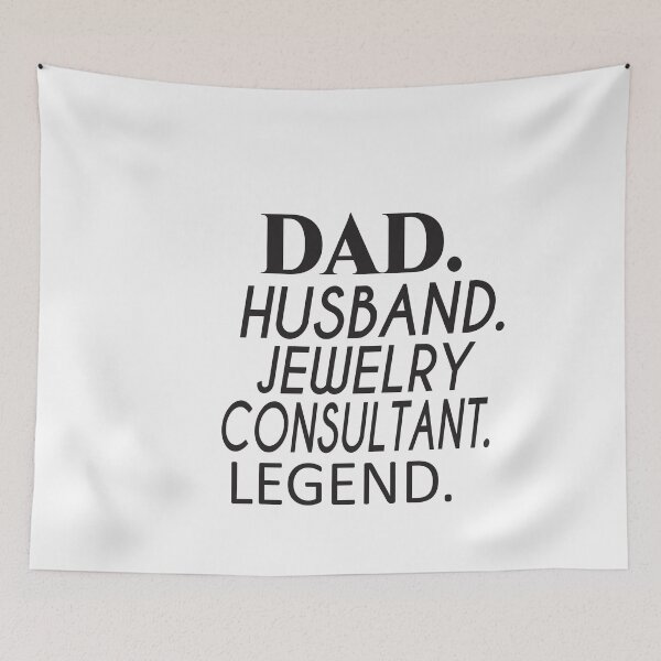 Item preview, Jewelry Consultant Dad Husband Legend designed and sold by ASSOUKI9.