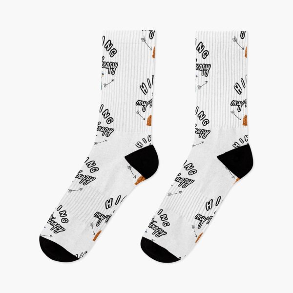 Item preview, Hiking is my Therapy (black) designed and sold by inkydragons.