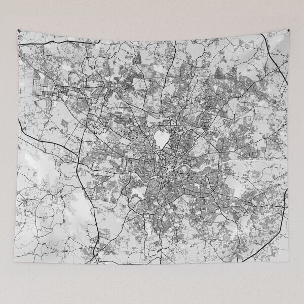 Item preview, Hyderabad City Map of Telangana, India  - Light designed and sold by deMAP.