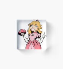 Princess Peach Acrylic Block