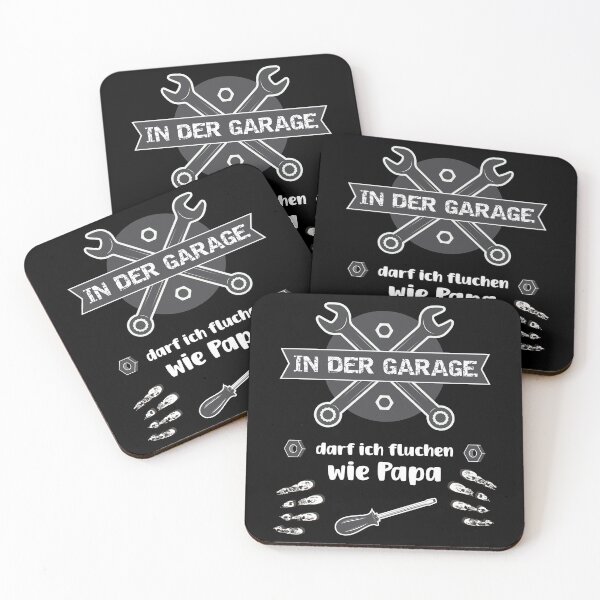 Item preview, Werkstatt -In der Garage darf ich fluchen wie Papa designed and sold by Shirt-Designs.