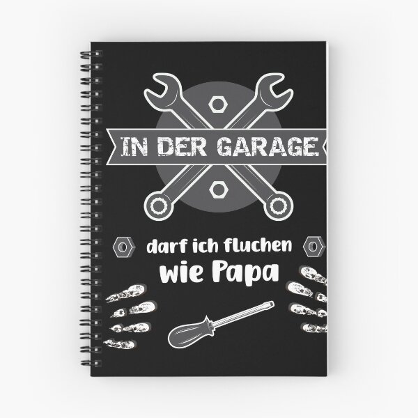 Artikelvorschau, Werkstatt - In der Garage darf ich fluchen wie Papa entworfen und verkauft von Shirt-Designs.