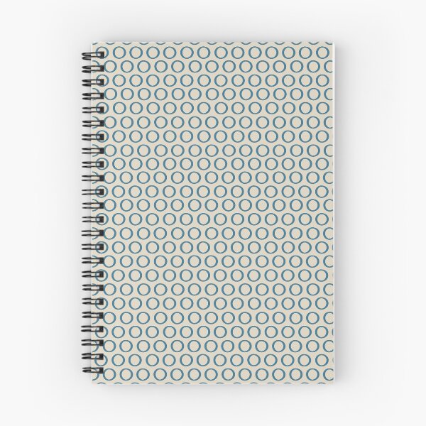Item preview, Inky Dots Minimalist Pattern in Beige and Boho Blue designed and sold by kierkegaard.