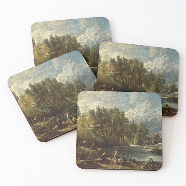 Item preview, Landscape painting by John Constable designed and sold by Vintage Designs +.