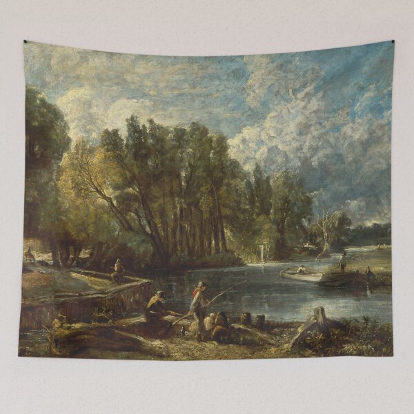 Item preview, Landscape painting by John Constable designed and sold by Vintage Designs +.