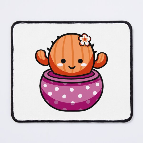 Item preview, Lesbian Pride Cute Cactus Sticker designed and sold by 10six.