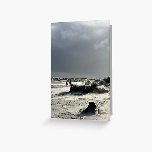 Schiermonnikoog, winderige dag Greeting Card
