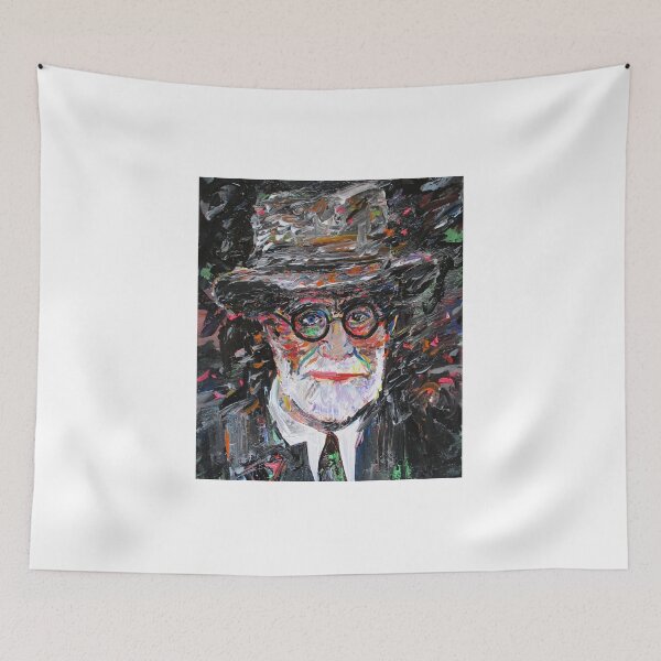 Item preview, SIGMUND FREUD acrylic portrait .2 designed and sold by lautir.