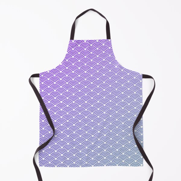 Item preview, Seigaiha Pattern in Purple Blue Gradient designed and sold by Takeda-art.