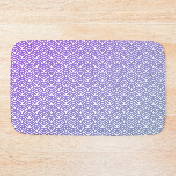 Item preview, Seigaiha Pattern in Purple Blue Gradient designed and sold by Takeda-art.