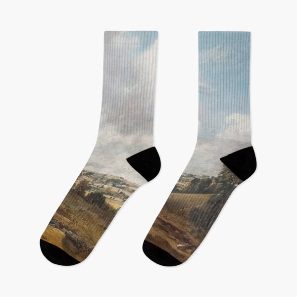Item preview, Beautiful English landscape painting by John Constable designed and sold by Vintage Designs +.