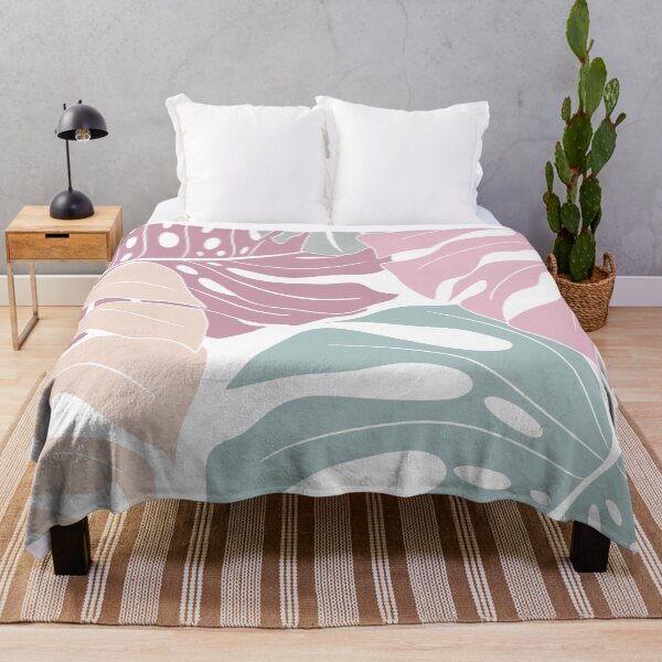 Item preview, Abstract Pastel Colors Monstera Leaves designed and sold by Ana Moguš.