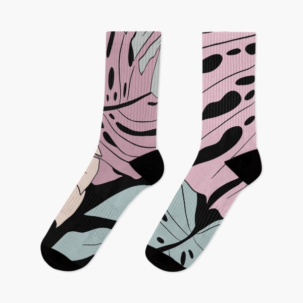 Item preview, Abstract Pastel Colors Monstera Leaves designed and sold by Ana Moguš.